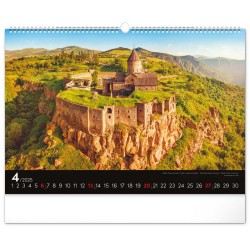 Nástěnný kalendář Moře 2024, 48 x 33 cm