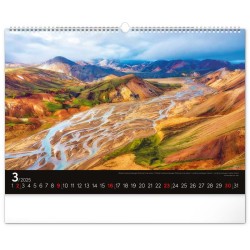 Nástěnný kalendář Moře 2024, 48 x 33 cm