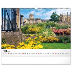 Nástěnný kalendář Zahrady 2024, 48 x 33 cm