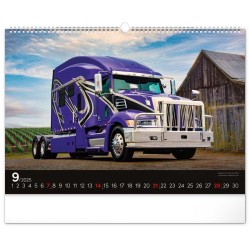 Nástěnný kalendář Trucks 2024, 48 x 33 cm