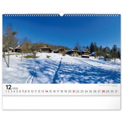 Nástěnný kalendář Panoramata Česka 2024, 48 x 33 cm