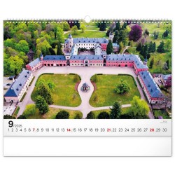 Nástěnný kalendář Panoramata Česka 2024, 48 x 33 cm