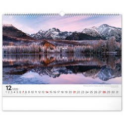 Nástenný kalendár Magické Tatry 2024, 48 x 33 cm