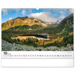 Nástenný kalendár Magické Tatry 2024, 48 x 33 cm