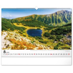 Nástenný kalendár Magické Tatry 2024, 48 x 33 cm