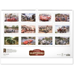 Nástěnný kalendář Oldtimers - Václav Zapadlík 2024, 64 x 42 cm