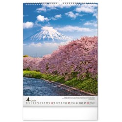 Nástěnný kalendář Stromy 2024, 33 x 46 cm