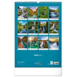 Nástěnný kalendář Voda 2024, 33 x 46 cm