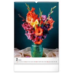 Nástěnný kalendář Kytice 2024, 33 x 46 cm
