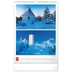 Nástěnný kalendář Má vlast 2024, 33 x 46 cm