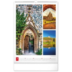 Nástěnný kalendář Má vlast 2024, 33 x 46 cm