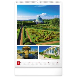 Nástěnný kalendář Má vlast 2024, 33 x 46 cm