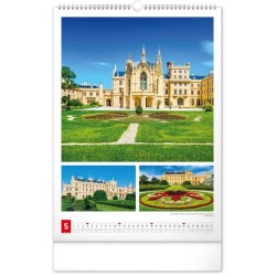 Nástěnný kalendář Má vlast 2024, 33 x 46 cm