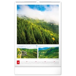 Nástěnný kalendář Má vlast 2024, 33 x 46 cm