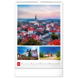 Nástěnný kalendář Má vlast 2024, 33 x 46 cm