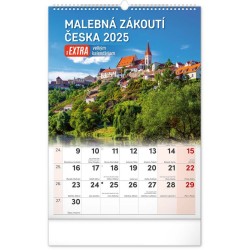 Nástěnný kalendář 2024 s extra velkým kalendáriem, 33 x 46 cm