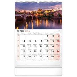 Nástěnný kalendář 2024 s extra velkým kalendáriem, 33 x 46 cm