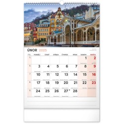 Nástěnný kalendář 2024 s extra velkým kalendáriem, 33 x 46 cm