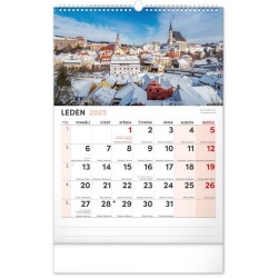 Nástěnný kalendář 2024 s extra velkým kalendáriem, 33 x 46 cm