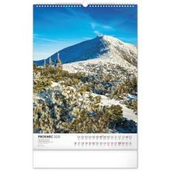 Nástěnný kalendář Národní parky Čech a Moravy 2024, 33 x 46 cm