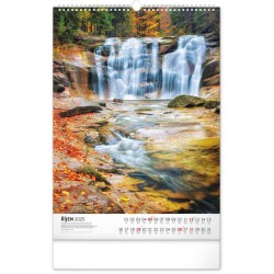 Nástěnný kalendář Národní parky Čech a Moravy 2024, 33 x 46 cm