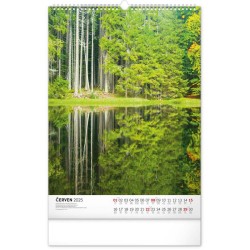 Nástěnný kalendář Národní parky Čech a Moravy 2024, 33 x 46 cm