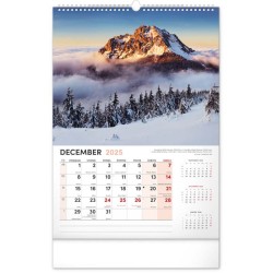 Nástenný kalendár Naše Slovensko 2024, 33 x 46 cm