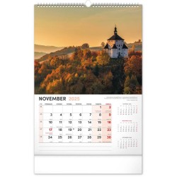 Nástenný kalendár Naše Slovensko 2024, 33 x 46 cm