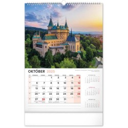 Nástenný kalendár Naše Slovensko 2024, 33 x 46 cm