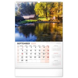 Nástenný kalendár Naše Slovensko 2024, 33 x 46 cm