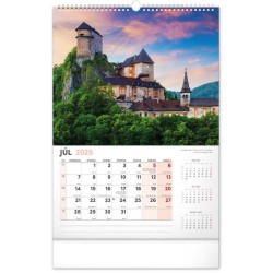 Nástenný kalendár Naše Slovensko 2024, 33 x 46 cm