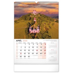 Nástenný kalendár Naše Slovensko 2024, 33 x 46 cm