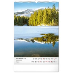 Nástenný kalendár Národné parky Slovenska 2024, 33 x 46 cm