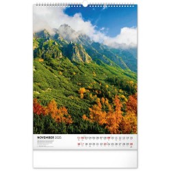 Nástenný kalendár Národné parky Slovenska 2024, 33 x 46 cm