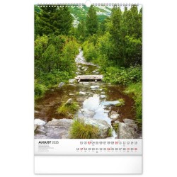 Nástenný kalendár Národné parky Slovenska 2024, 33 x 46 cm