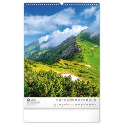 Nástenný kalendár Národné parky Slovenska 2024, 33 x 46 cm