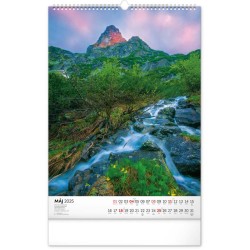 Nástenný kalendár Národné parky Slovenska 2024, 33 x 46 cm