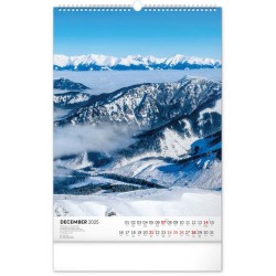 Nástenný kalendár Tatry 2024, 33 x 46 cm