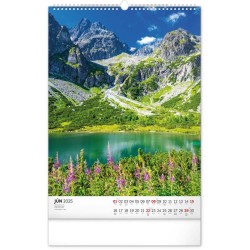 Nástenný kalendár Tatry 2024, 33 x 46 cm