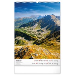 Nástenný kalendár Tatry 2024, 33 x 46 cm