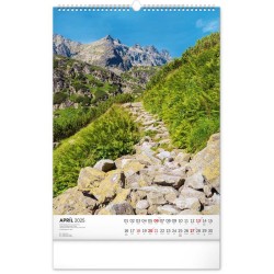 Nástenný kalendár Tatry 2024, 33 x 46 cm