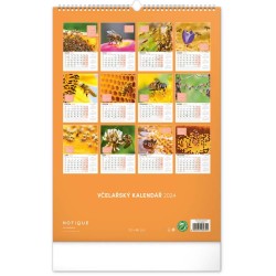Nástěnný Včelařský kalendář 2024, 33 x 46 cm