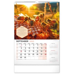 Nástěnný Včelársky kalendár 2024, 33 x 46 cm