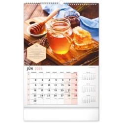 Nástěnný Včelársky kalendár 2024, 33 x 46 cm
