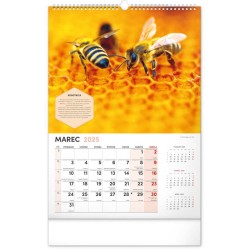 Nástěnný Včelársky kalendár 2024, 33 x 46 cm
