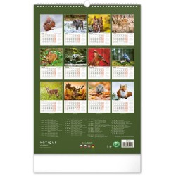 Nástěnný kalendář Myslivecký 2024, 33 x 46 cm