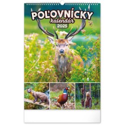 Nástenný kalendár Poľovnícky 2024, 33 x 46 cm