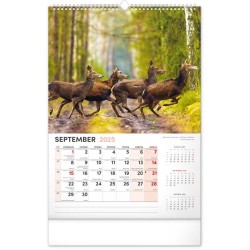 Nástenný kalendár Poľovnícky 2024, 33 x 46 cm
