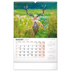 Nástenný kalendár Poľovnícky 2024, 33 x 46 cm