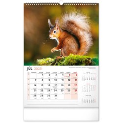 Nástenný kalendár Poľovnícky 2024, 33 x 46 cm